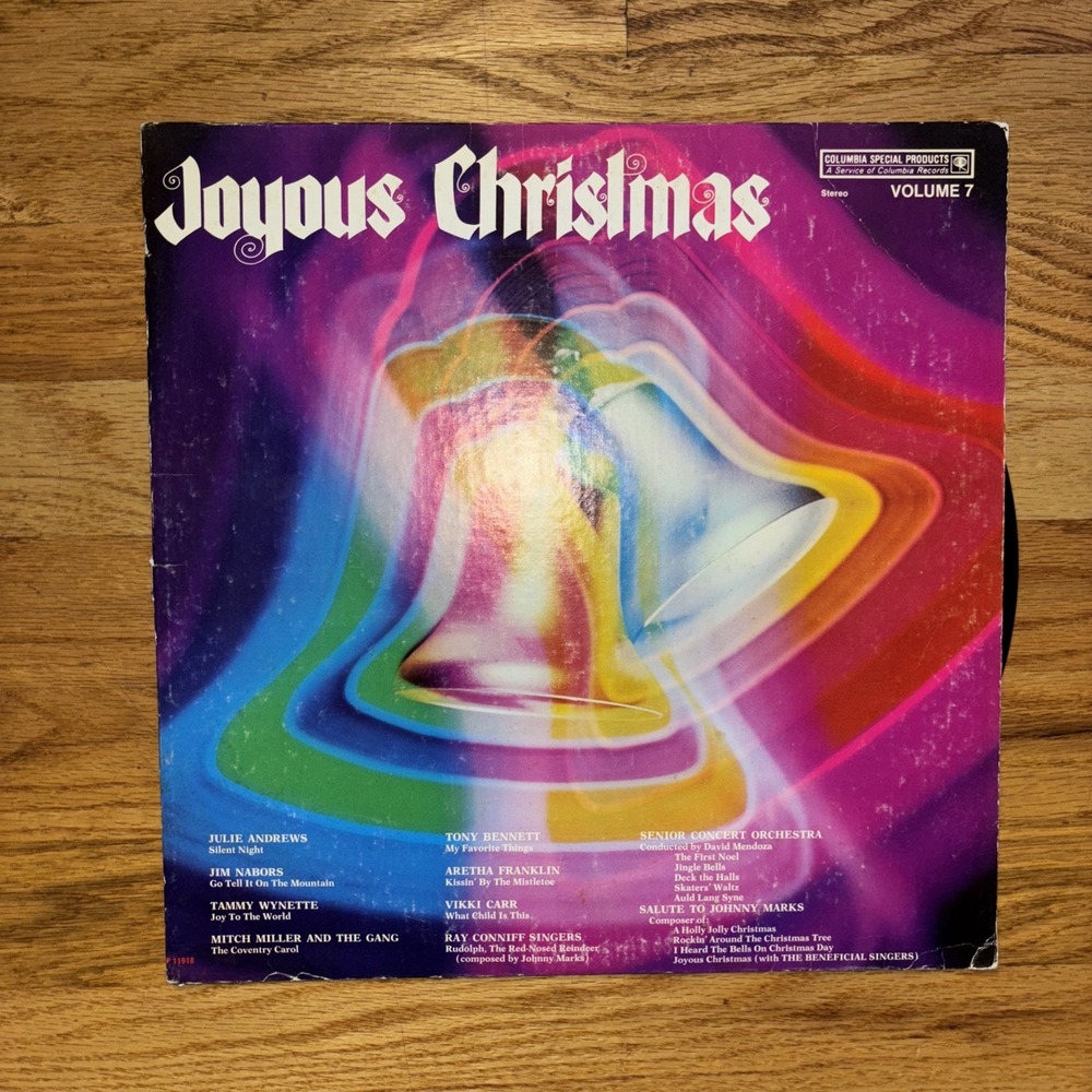 JOYOUS CHRISTMAS VOL 7 LP 1973 TONY BENNETT ARETHA 12"